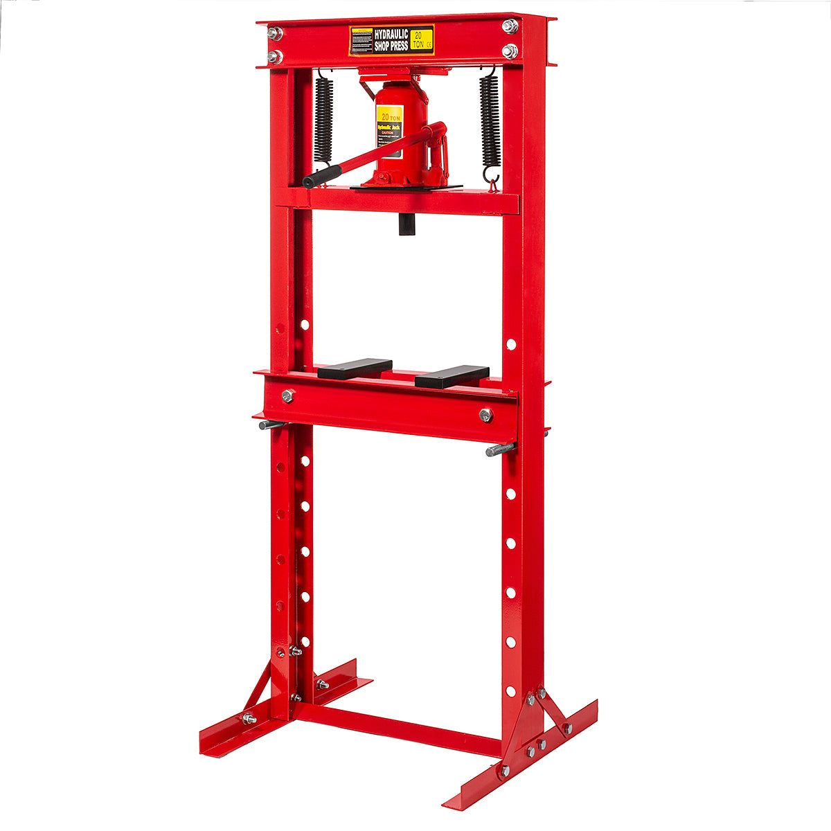 Stark USA 20 Ton Capacity Floor Type Hydraulic Shop Press H-Frame Jack Stand