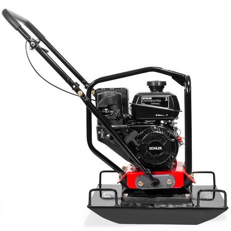 XtremepowerUS 61016 Plate Compactor Gas 6hp 208cc 4500lb Force Construction