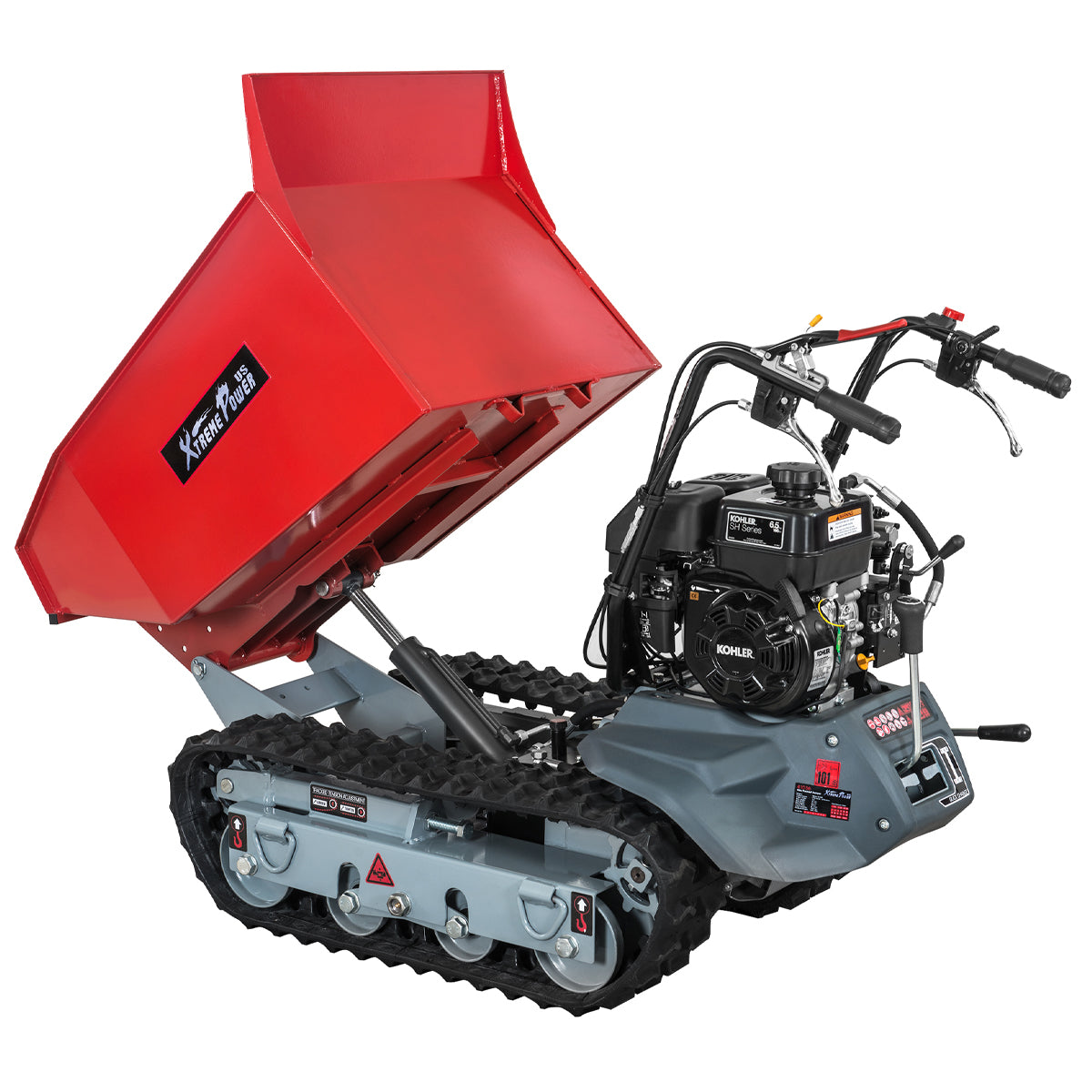XtremepowerUS 6.5HP All Terrain Wheelbarrow Barrow Hydraulic