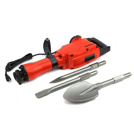 XtremepowerUS 61116-XP Jack Hammer w/Chisel & Shovel Bits Heavy Duty Electric