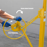 Stark USA 11ft Drywall Lift Panel Hoist Plasterboard Sheetrock Jack Lift Rolling