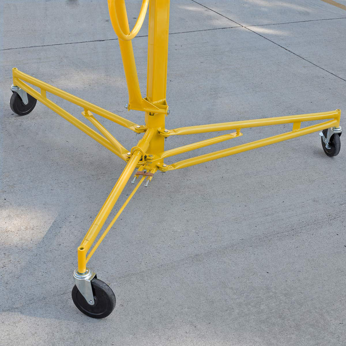 Stark USA 11ft Drywall Lift Panel Hoist Plasterboard Sheetrock Jack Lift Rolling