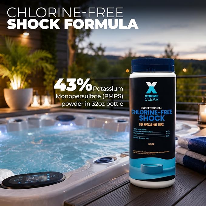 XtremepowerUS XtremeClear Non-Chlorine Spa & Pool Shock Oxidizer, 32 o