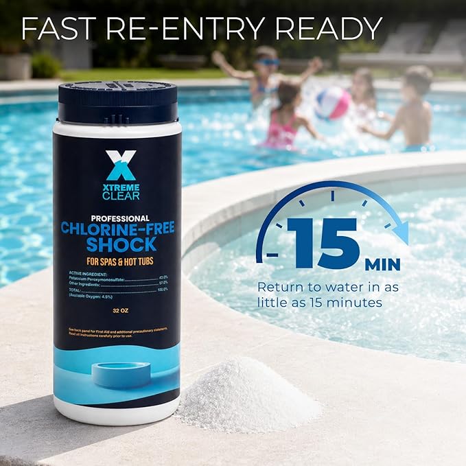 XtremepowerUS XtremeClear Non-Chlorine Spa & Pool Shock Oxidizer, 32 o