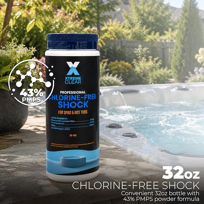 HB EXTREME BLOW 15P2oz 40G使用 XtremepowerUS XtremeClear Non-Chlorine Spa & Pool Shock Oxidizer, 32 o