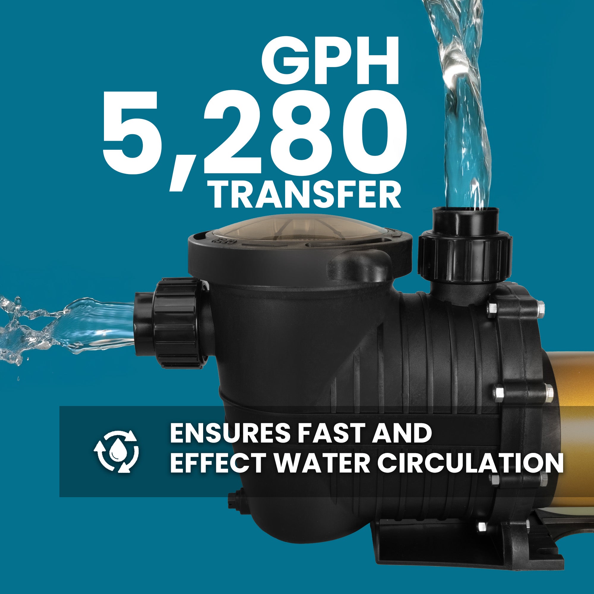 XtremepowerUS 1.75HP Inground Swimming Pool Pump Large