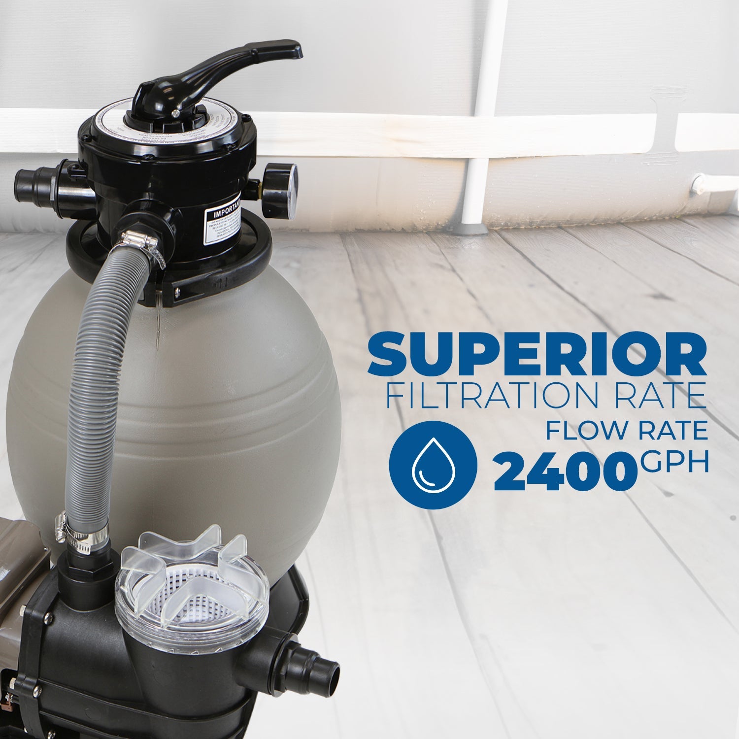 XtremepowerUS 2640 GPH Self Priming 13