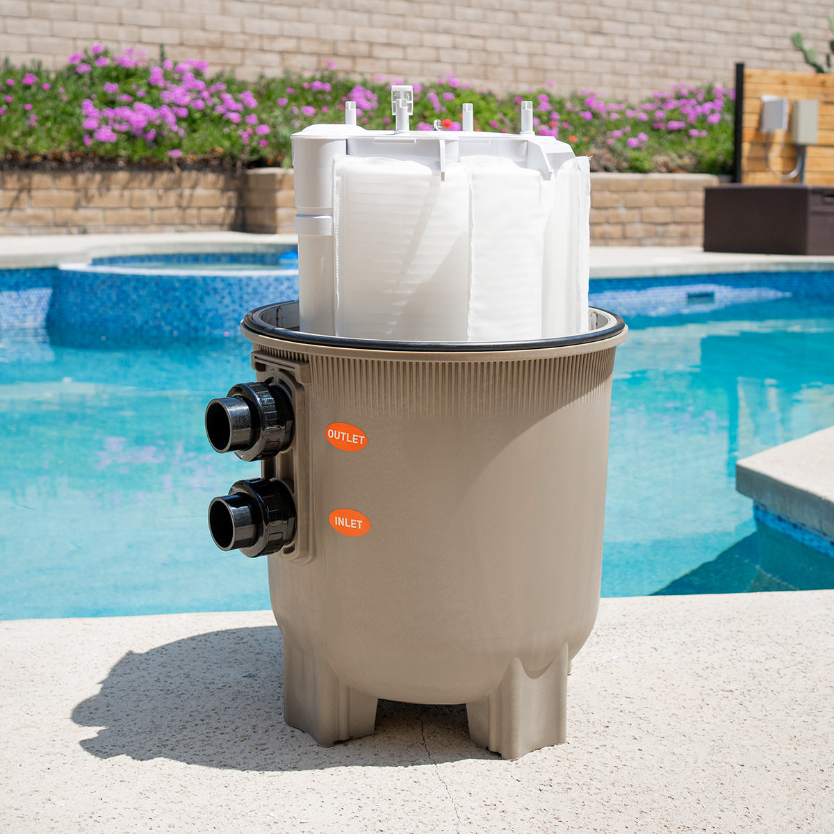 Maximum Clean Inground Swimming DE Pool Filter 48 sq. ft. 96 Gallons Per Minutes