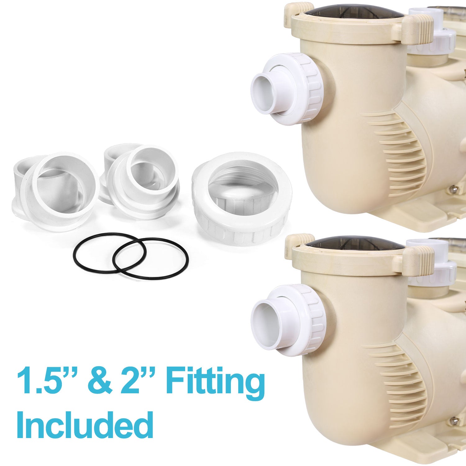 3 HP Swimming Pool Pump Variable Speed Inground Pool – XtremepowerUS