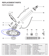 75037 XtremepowerUS Pool Cleaner PARTS LISTING