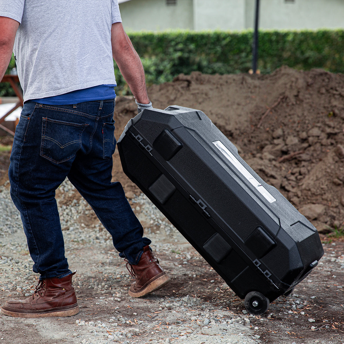 XtremepowerUS Gas-Powered Fence T-Post Driver Engine Gasoline Pile CAR