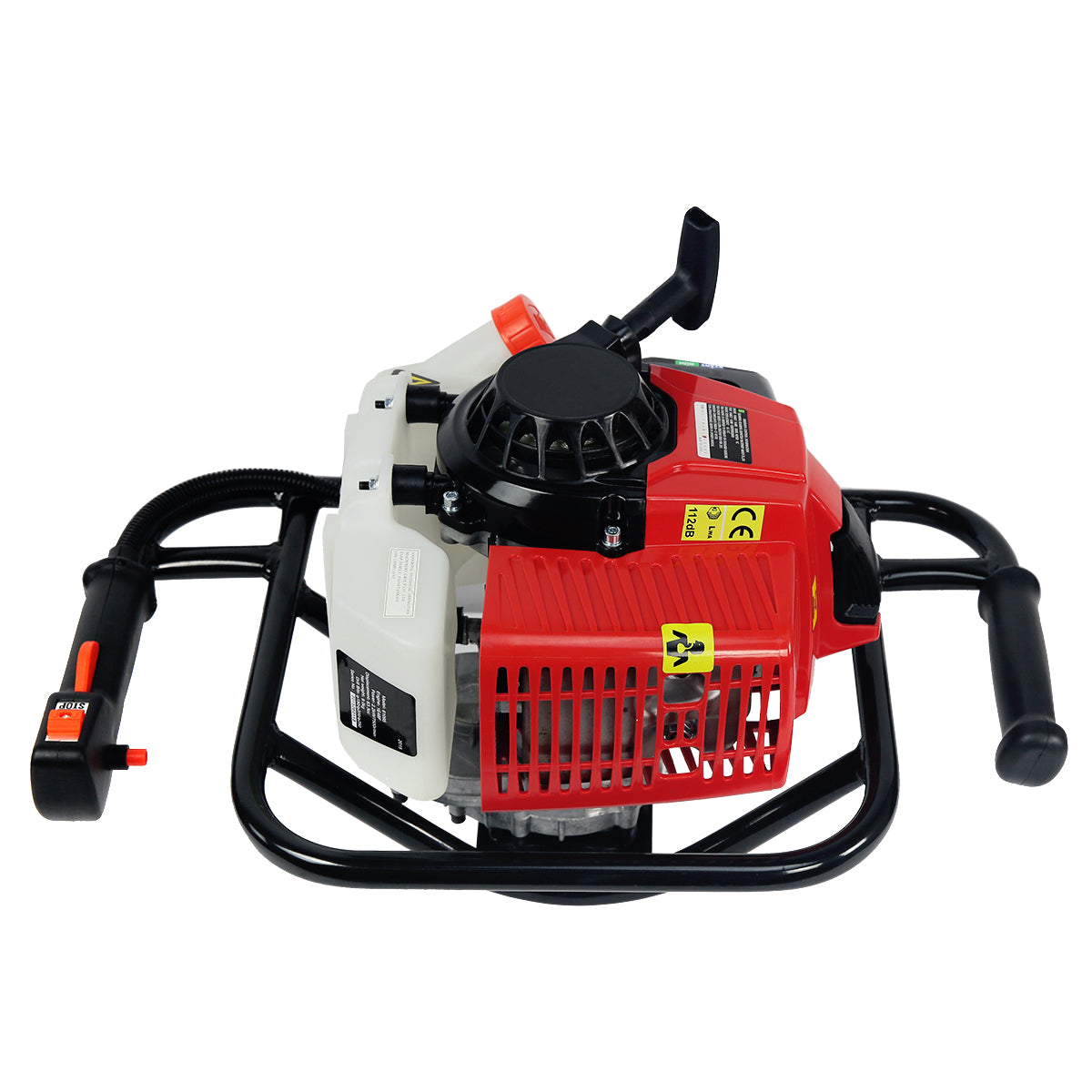 ポーラー 2MANTENTS BLACKHOLE XtremepowerUS 2.5HP Post Hole Digger Gas 2-Stroke 63cc Auger