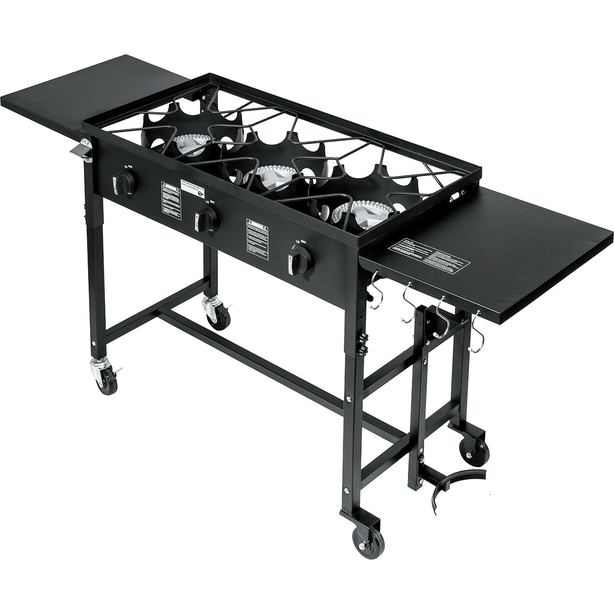 Barton Triple-Burner Stove 87,000 BTU Outdoor Camping Propane
