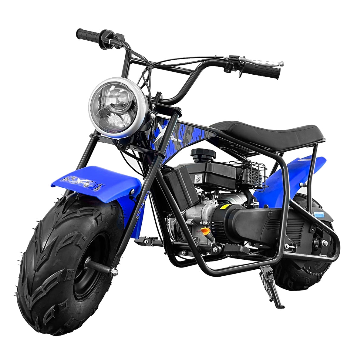 99cc Mini Dirt Bike Gas-Power 4-Stroke Pocket Bike Pit Motorcycle Blue –  XtremepowerUS