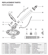 75037 XtremepowerUS Pool Cleaner PARTS LISTING
