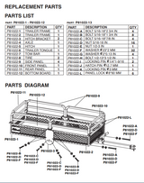 81022 ATV TRAILER 1500 LBS 15 CU. FT. PARTS LISTING