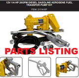 21114-XP 12V FUEL TRANSFER PUMP PARTS LISTING