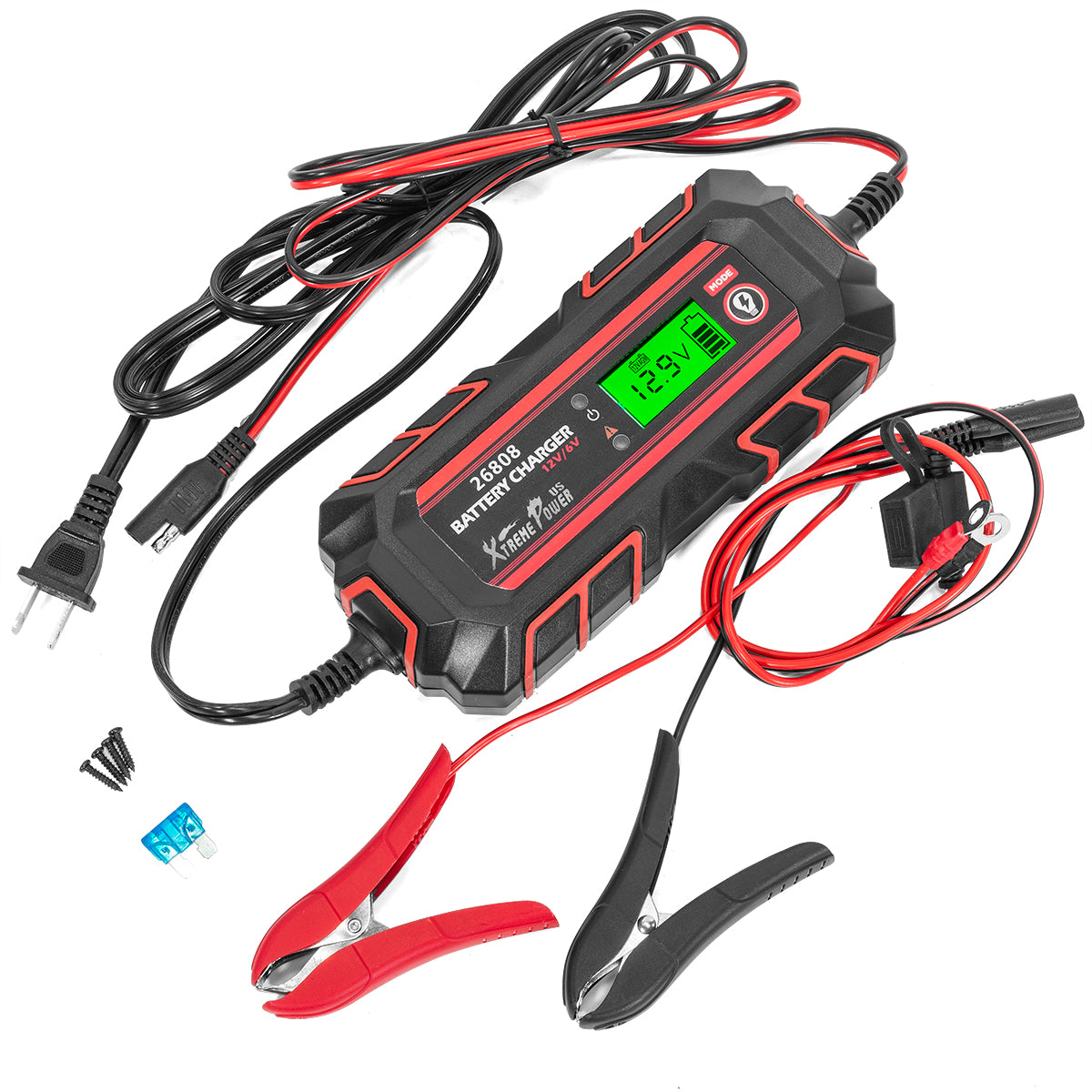 BLACK+DECKER 1.2 Amp Portable Car Battery Charger/Maintainer