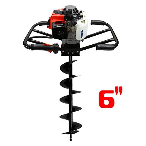 Post Planting Machine 3HP 2-Man 63cc Gas Post Earth Planting Hole Auger Digger EPA Machine 6 ...