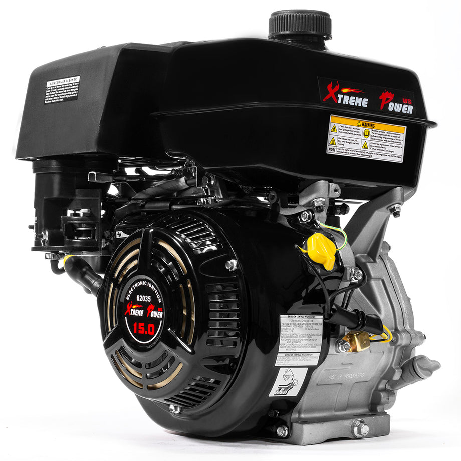Motor de gas 15HP 420CC 4 tiempos OHV monocilindro horizontal de gasolina  motor de gasolina Go Kart Motor de retroceso manual 9KW 3600RPM 190F