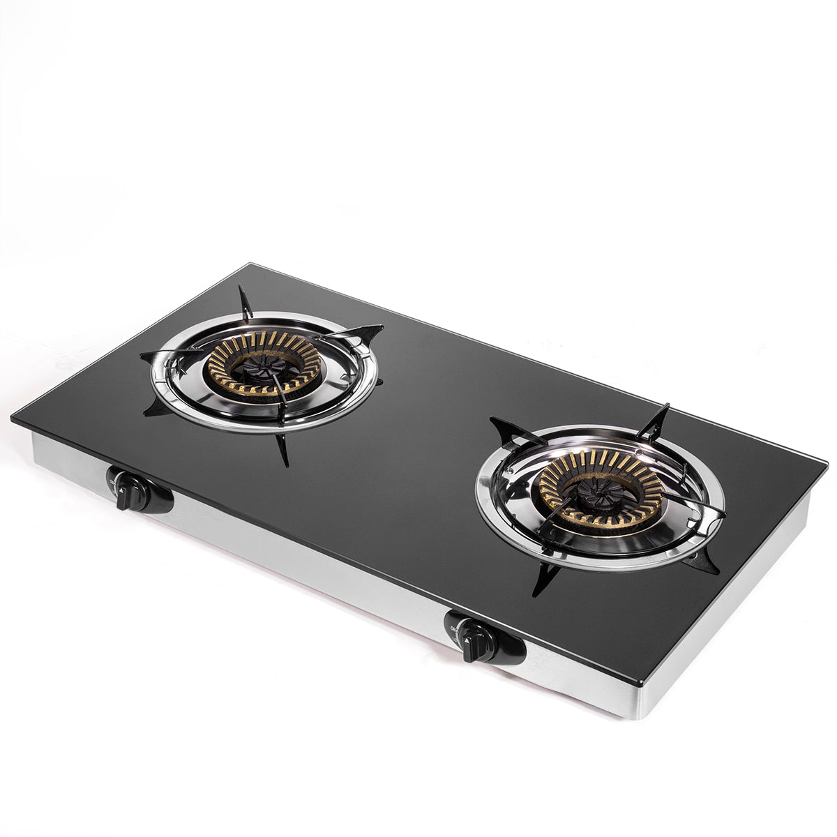 Propane Gas Range Stove 2 Burner rv camping Tempered Glass Cook top Au –  XtremepowerUS