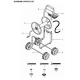 O-Ring Replacement for Water Hose Reel Cart P96032-ring