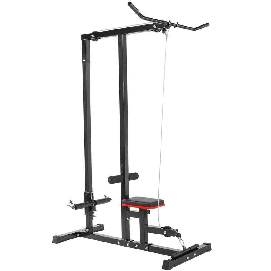 Lat Pull Down Machine Pulldown Low Row Bar Fitness Body Workout Gym –  shopGDLF