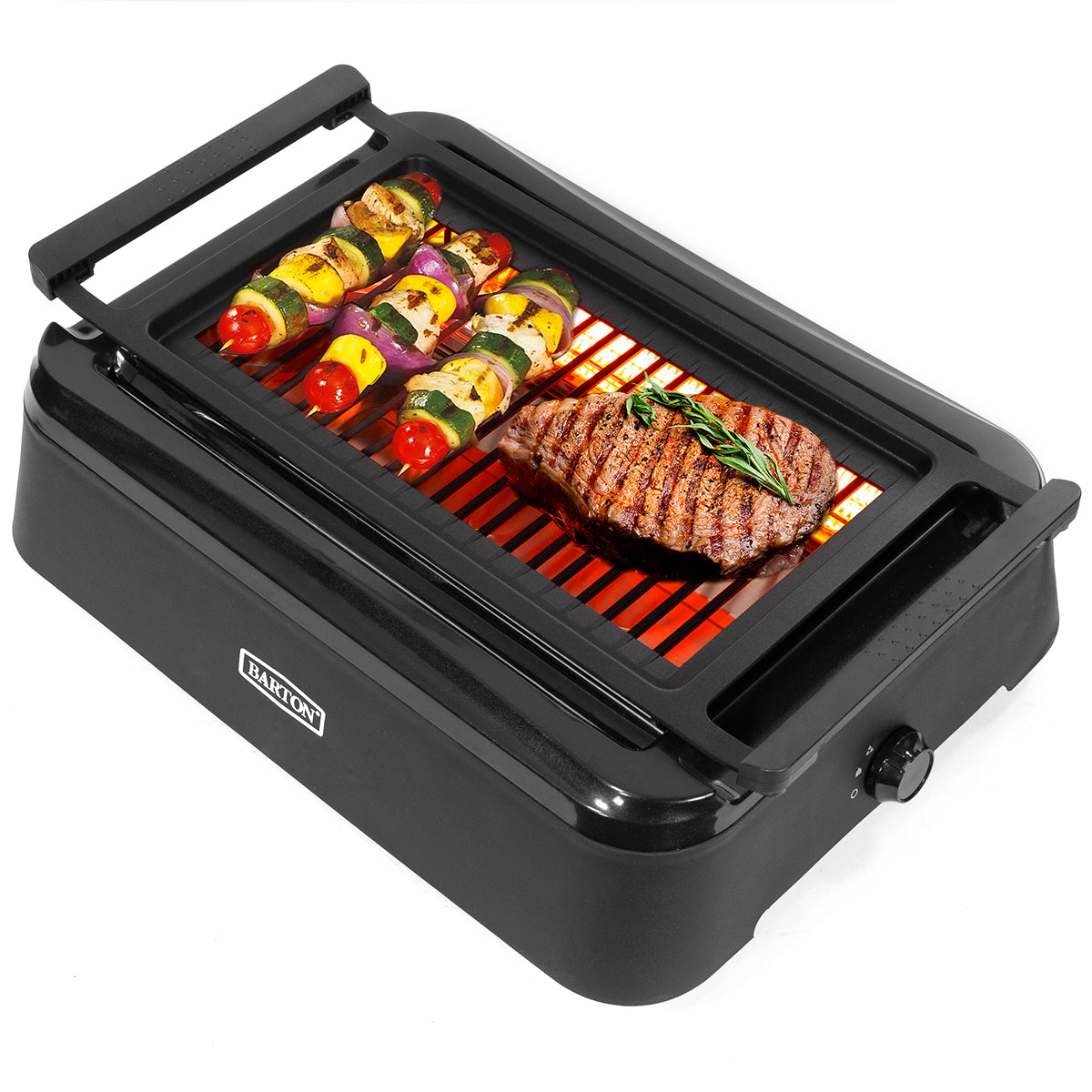 Chefman Electric Smokeless Indoor Grill w/ Non-Stick Cooking Surface