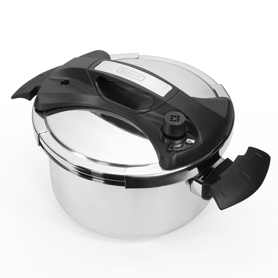 Barton 8 Qt. Aluminum Stovetop Pressure Cooker Fast Pot Regulator Steam  Release Valve & Reviews